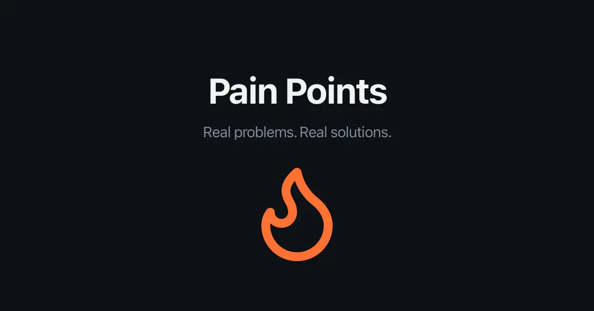 Screenshot 1 of Pain Points
