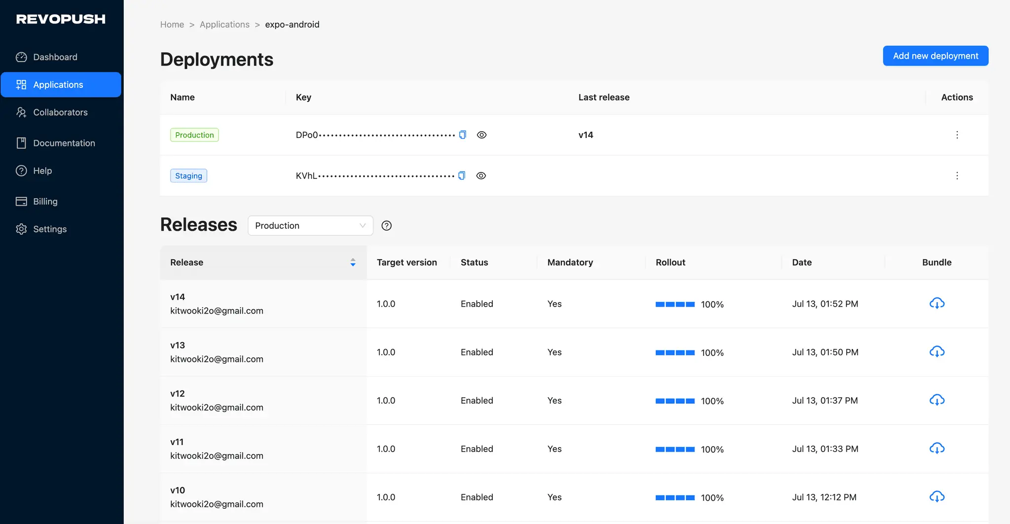 Screenshot 2 of Revopush