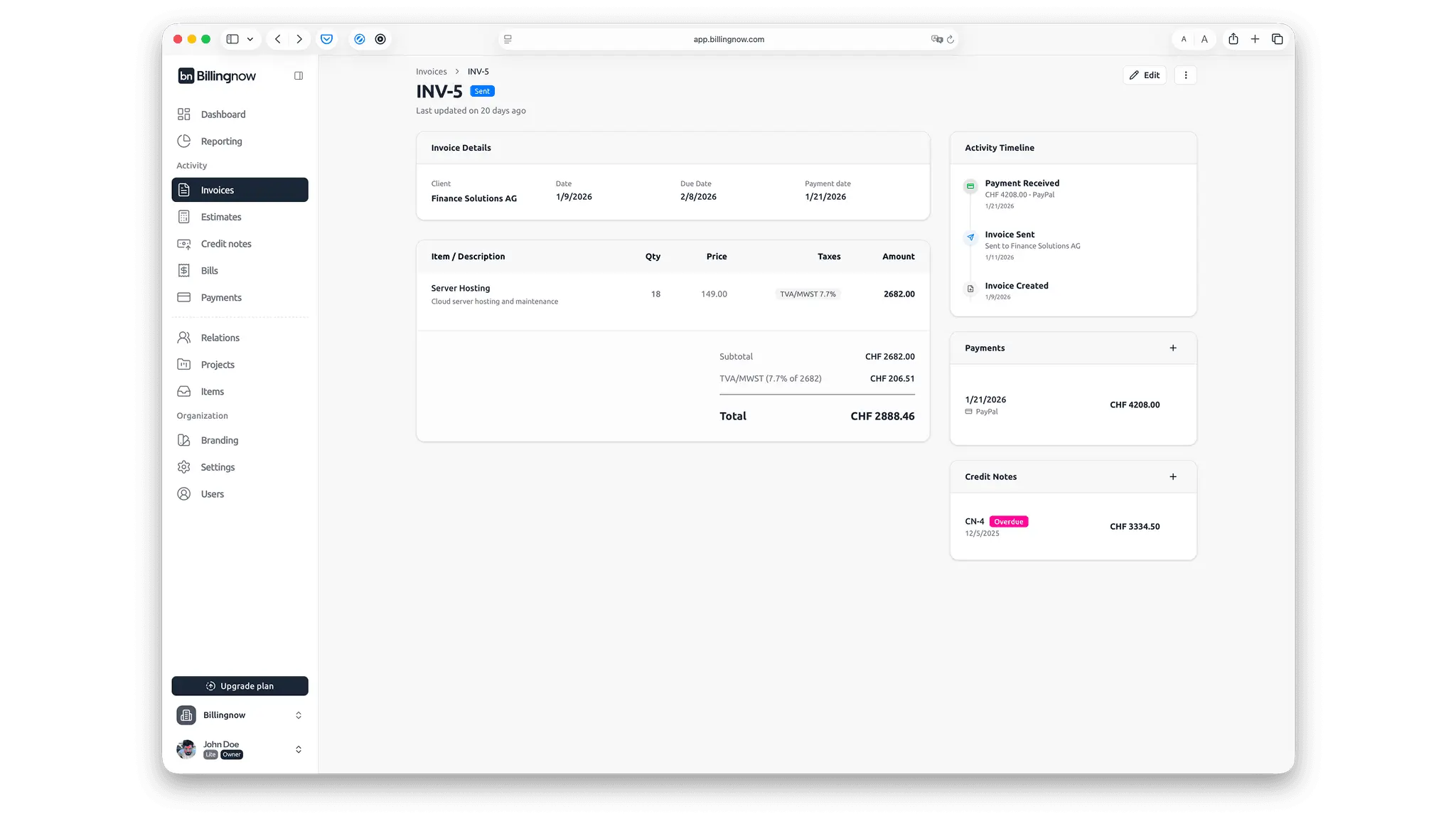 Screenshot 6 of Billing Now