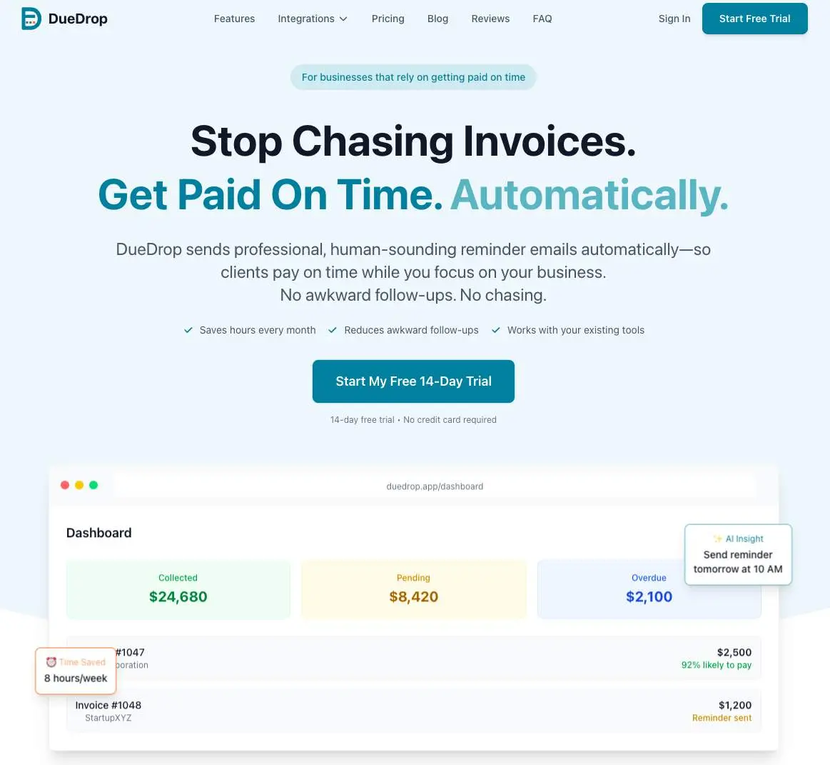 Screenshot 1 of DueDrop
