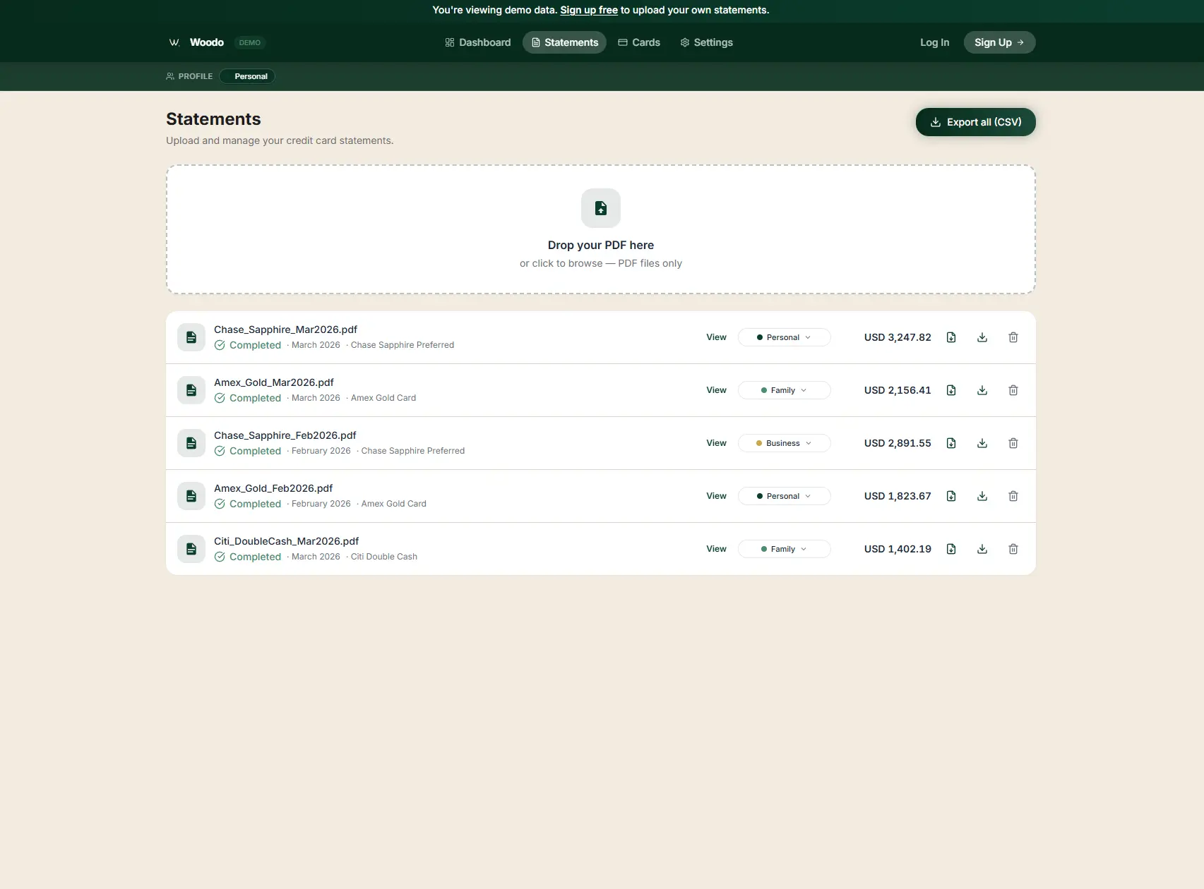 Screenshot 1 of Woodo Finance