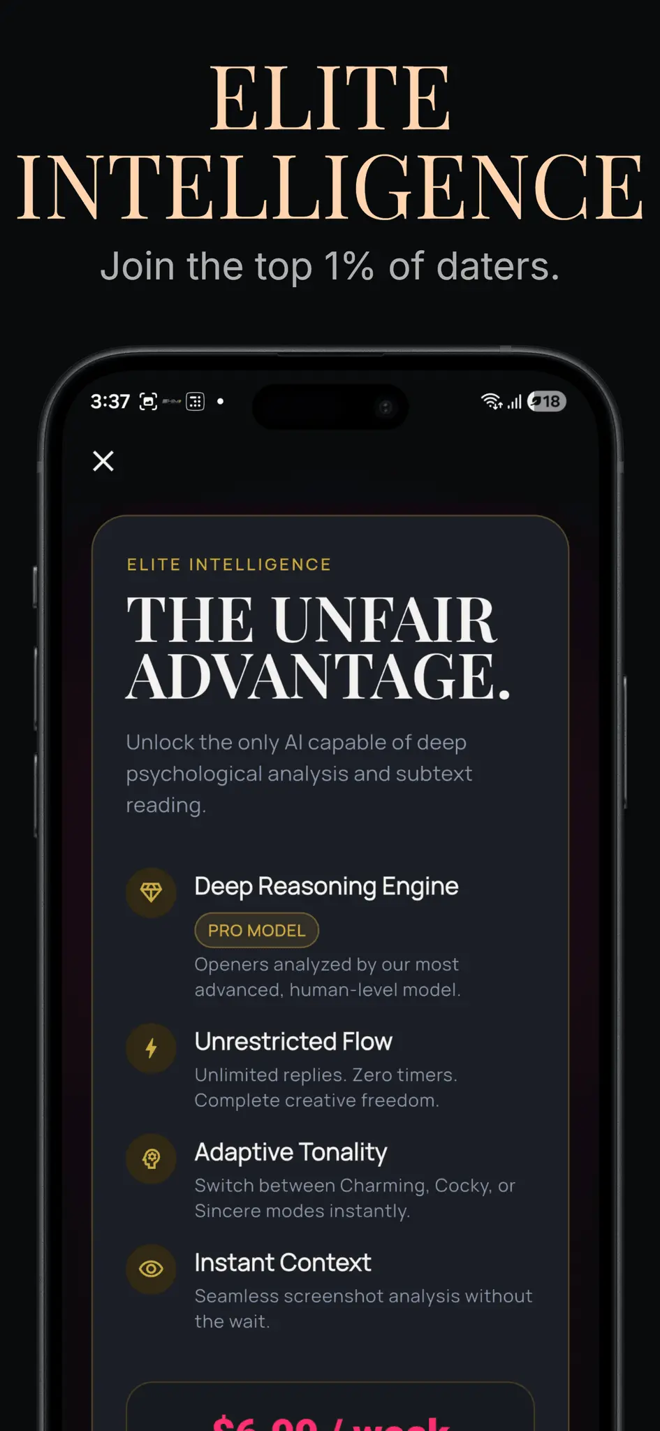 Screenshot 3 of FlirtFix: AI Dating Assistant