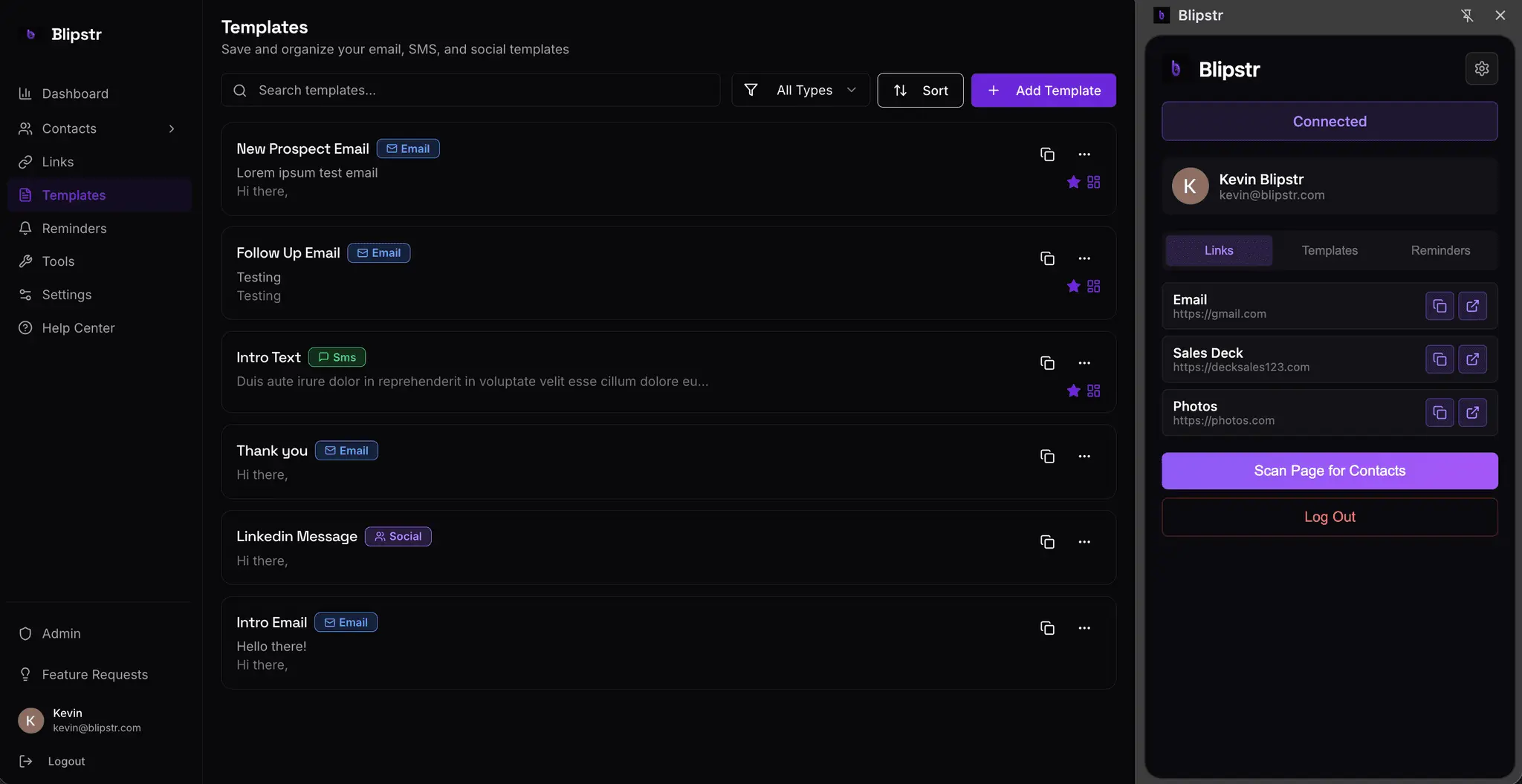 Screenshot 4 of Blipstr - Prospecting Sidecar
