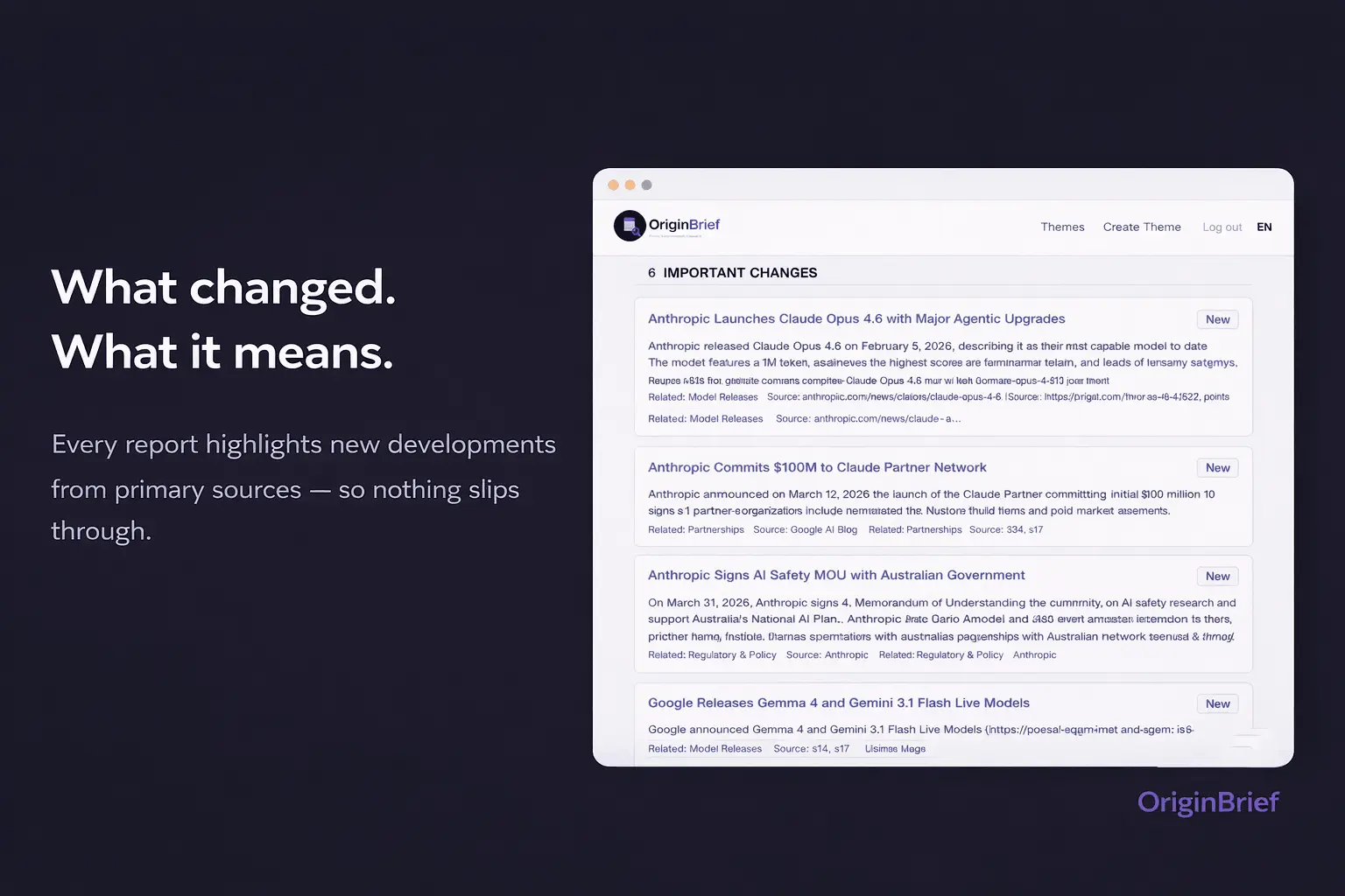 Screenshot 4 of OriginBrief