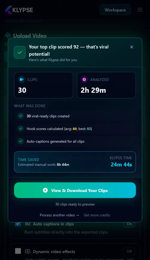 Screenshot 1 of Klypse.app