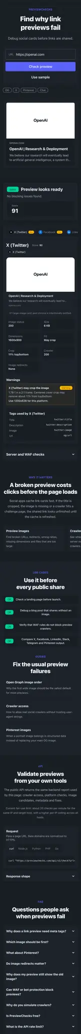 Screenshot 5 of PreviewChecks