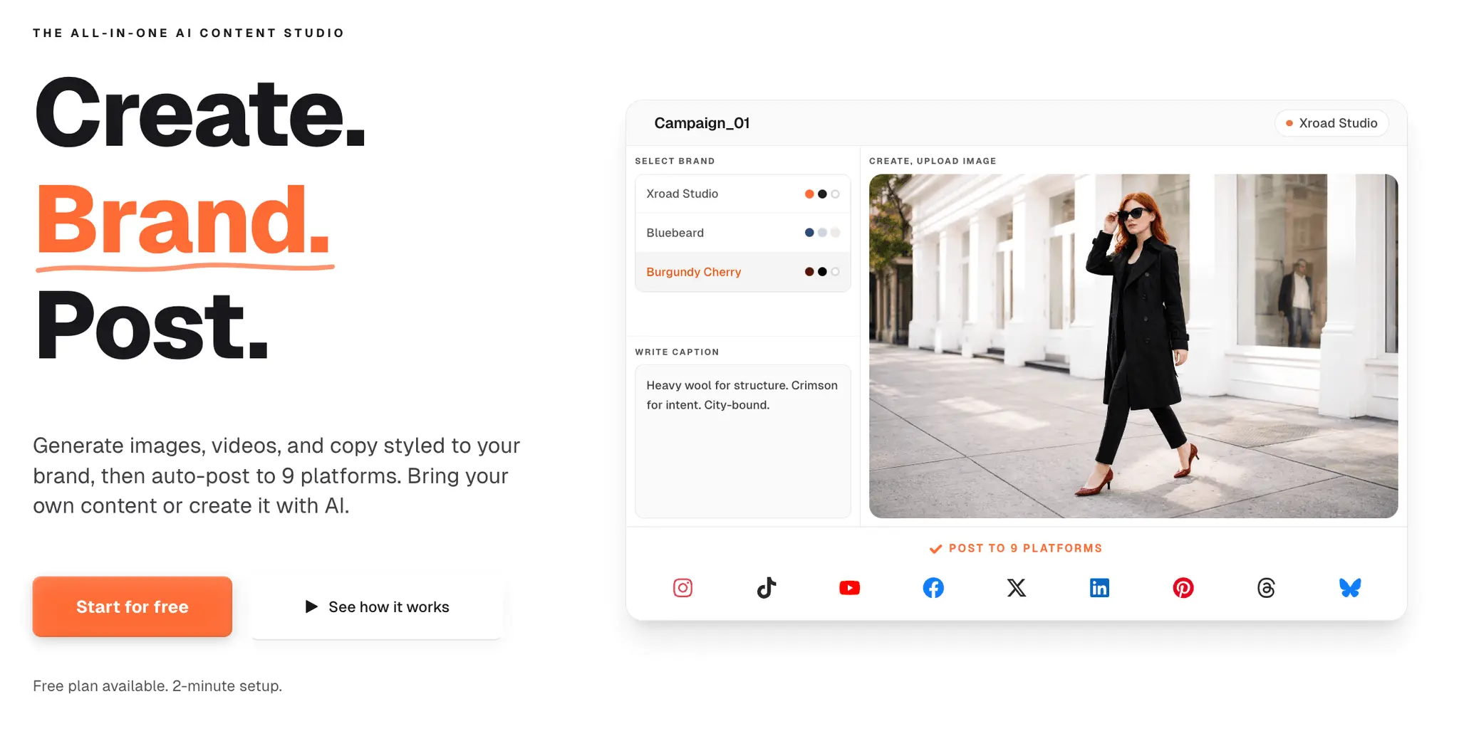 Screenshot 1 of The All-In-One AI Content Studio