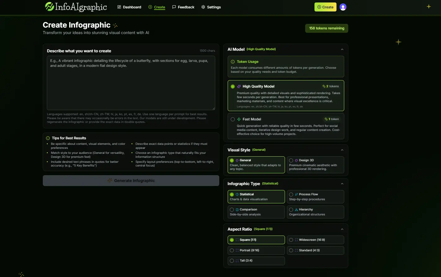 Screenshot 1 of infoAIgraphic