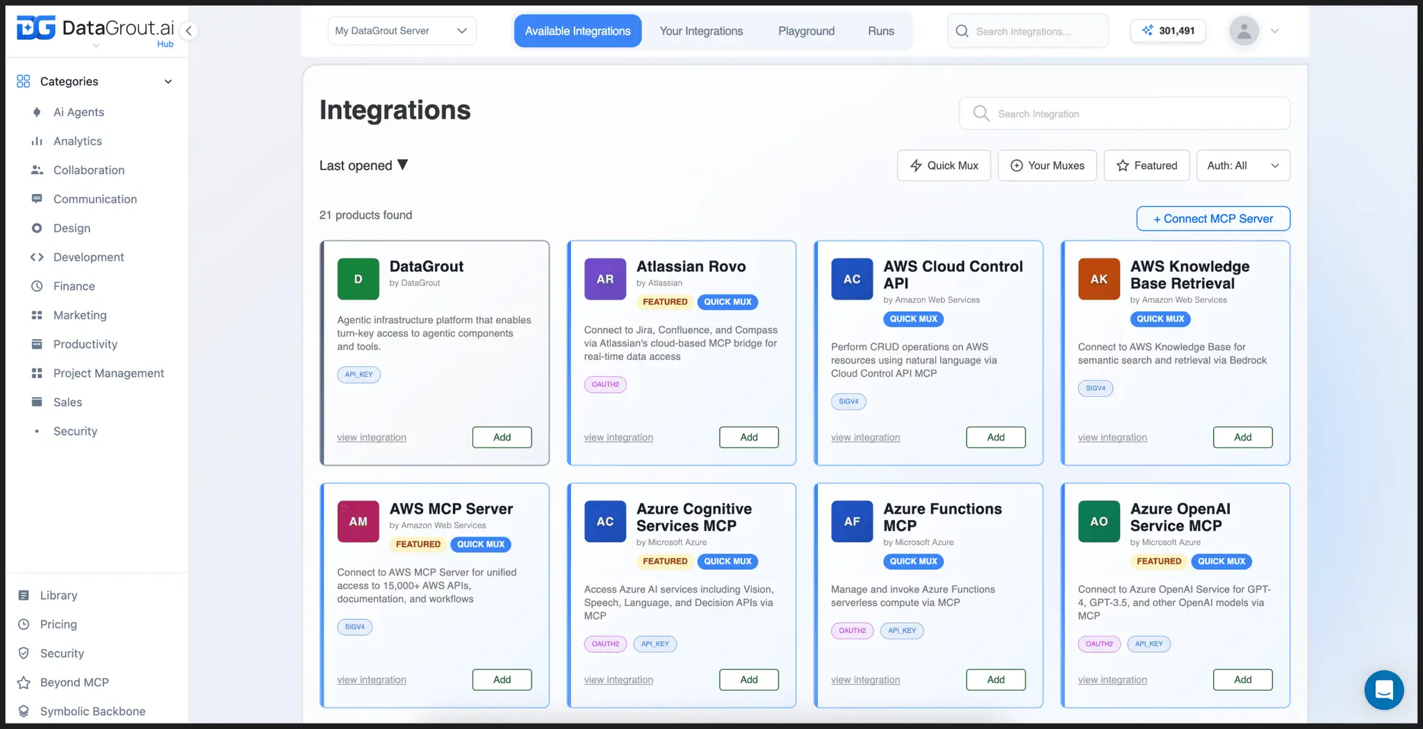 Screenshot 1 of DataGrout