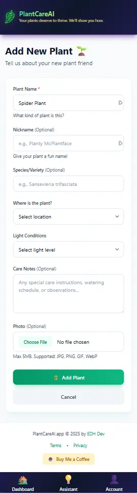Screenshot 9 of PlantCareAI