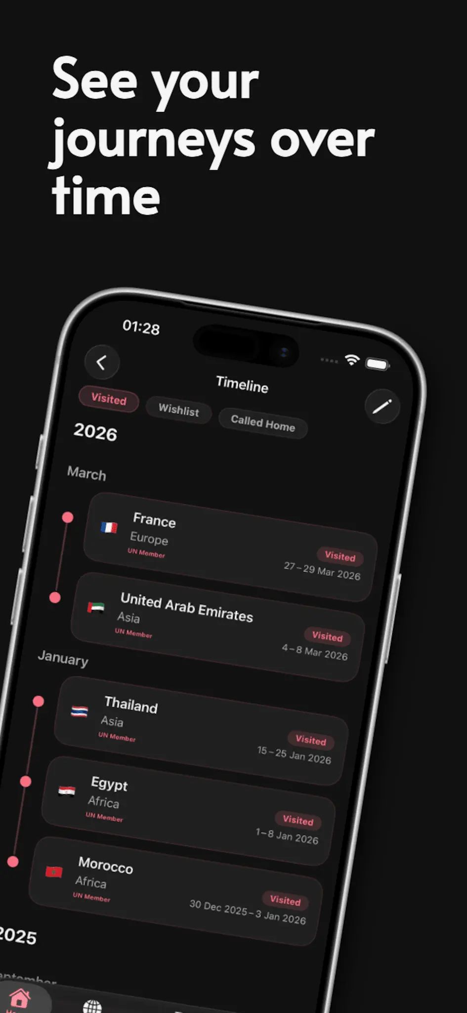 Screenshot 5 of There: Your Travel Map