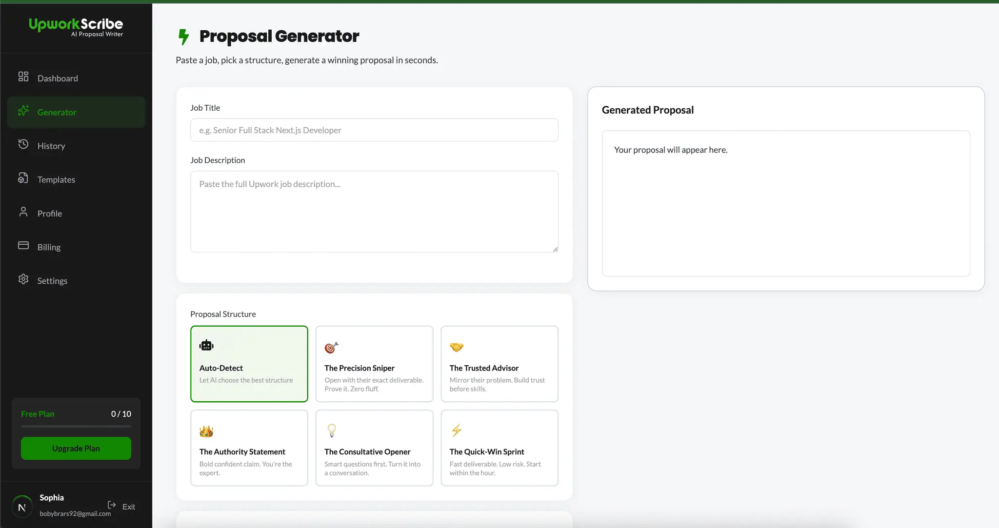 Screenshot 2 of UpworkScribe