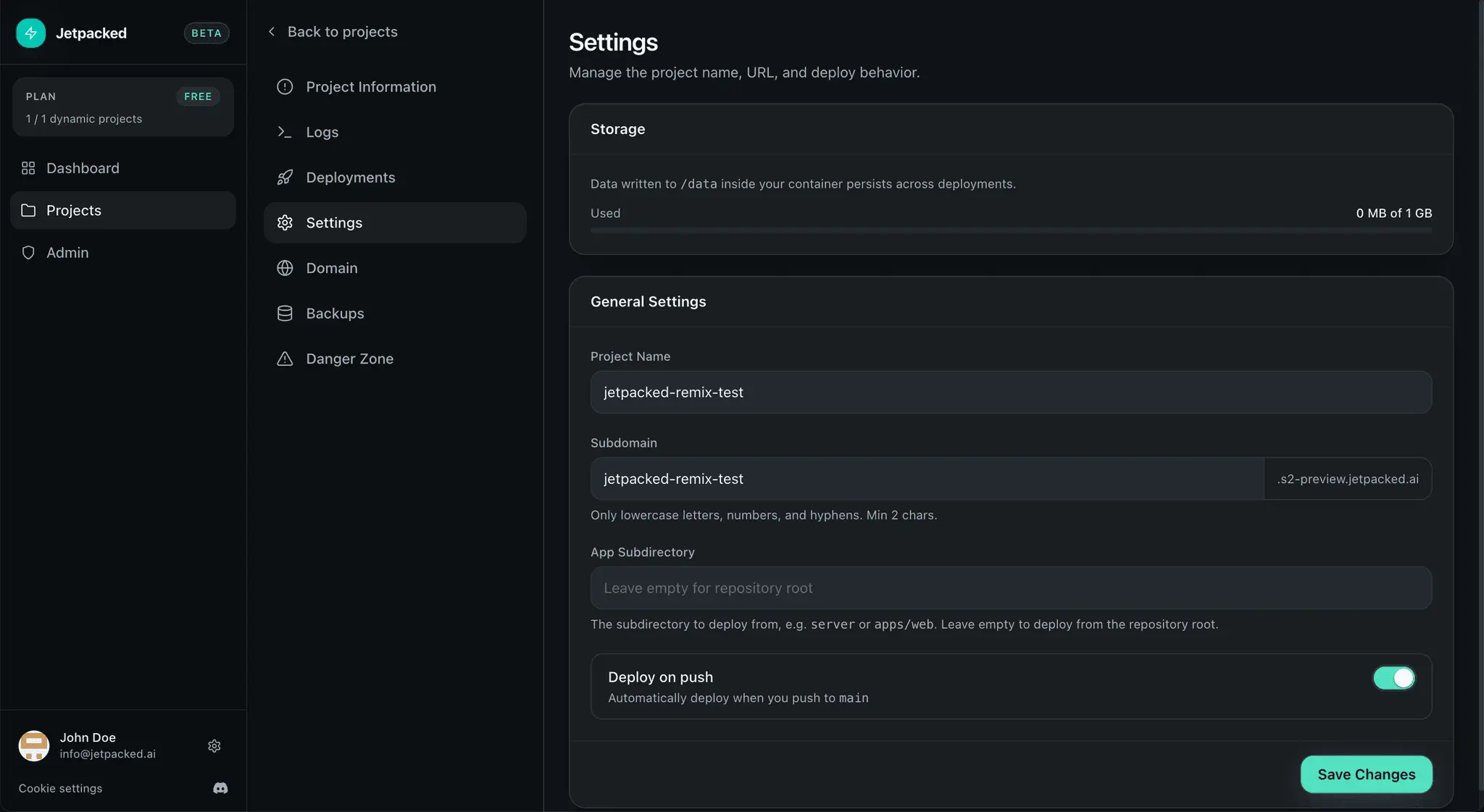 Screenshot 3 of Jetpacked