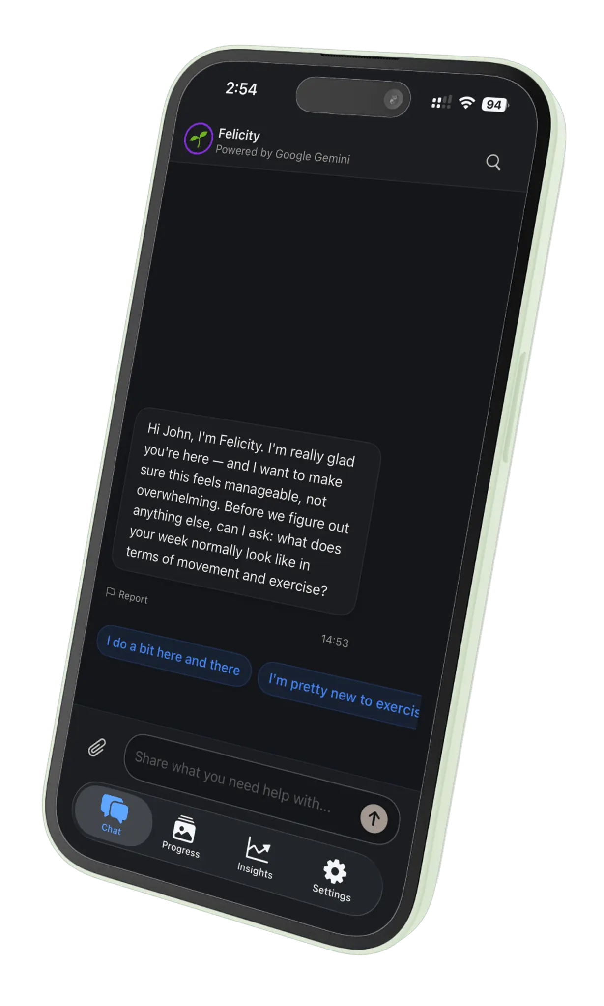 Screenshot 2 of NutriTracker AI Coach