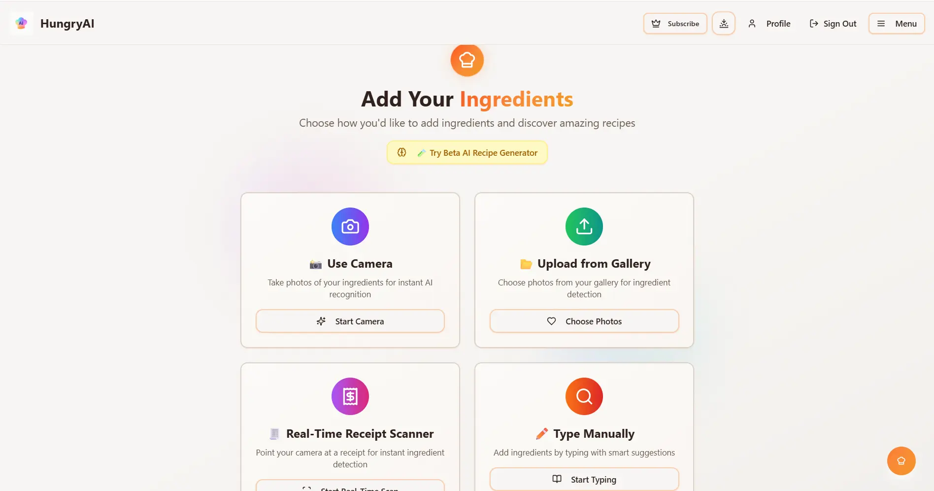 Screenshot 3 of HungryAI