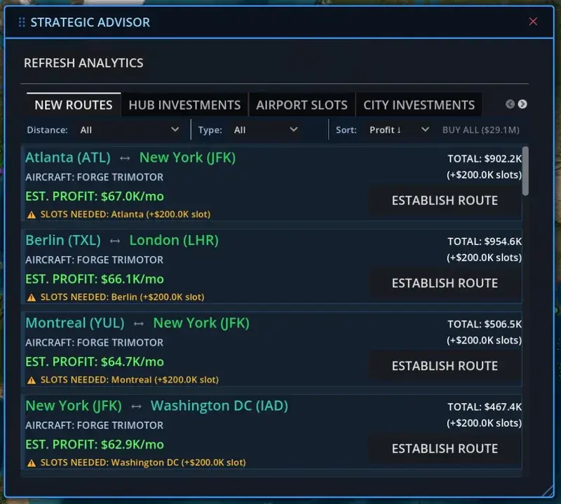 Screenshot 4 of SkyChart: Airline Executive