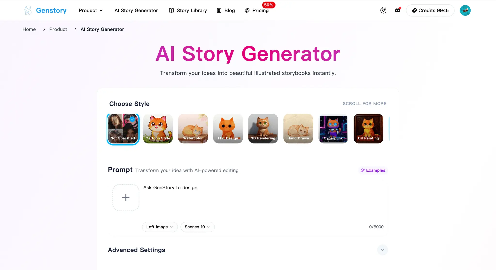 Screenshot 1 of GenStory