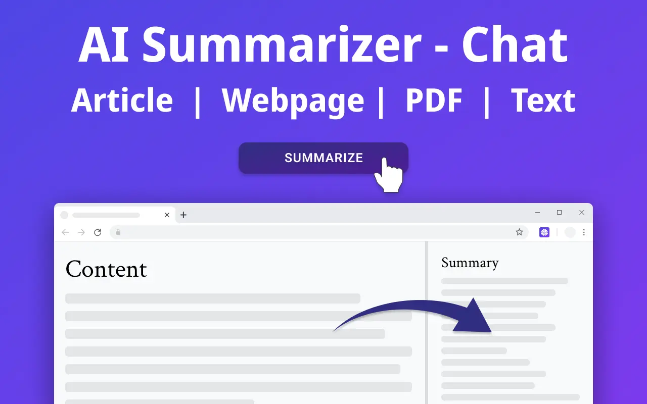 Screenshot 1 of Article Summarizer