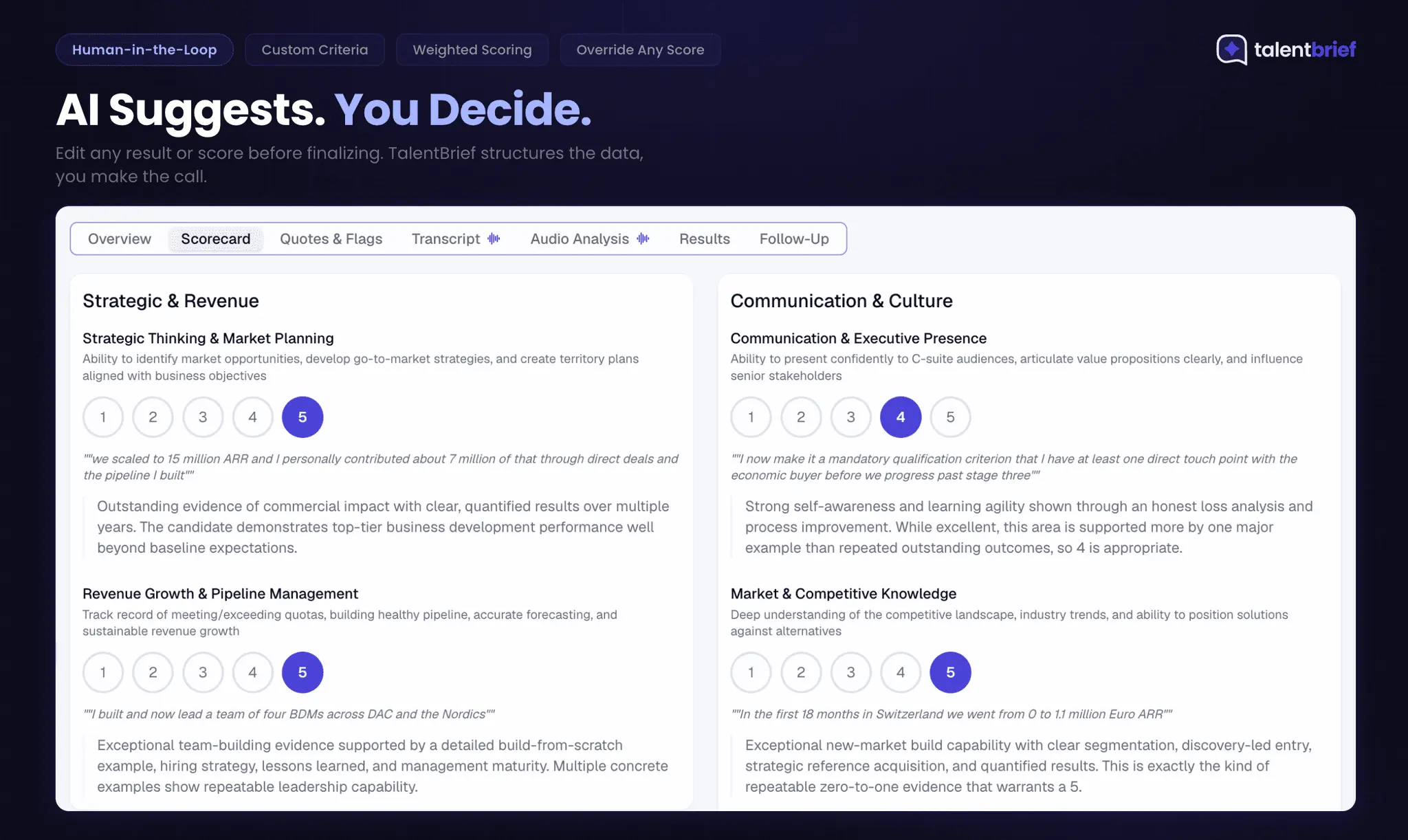 Screenshot 5 of TalentBrief
