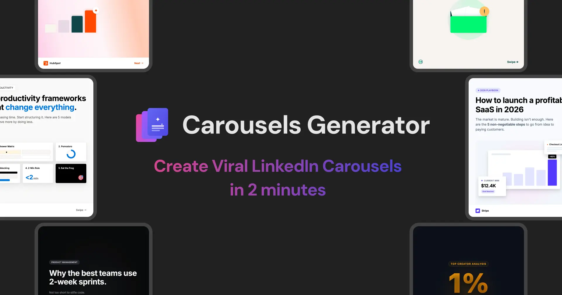 Screenshot 2 of Carousel Generator