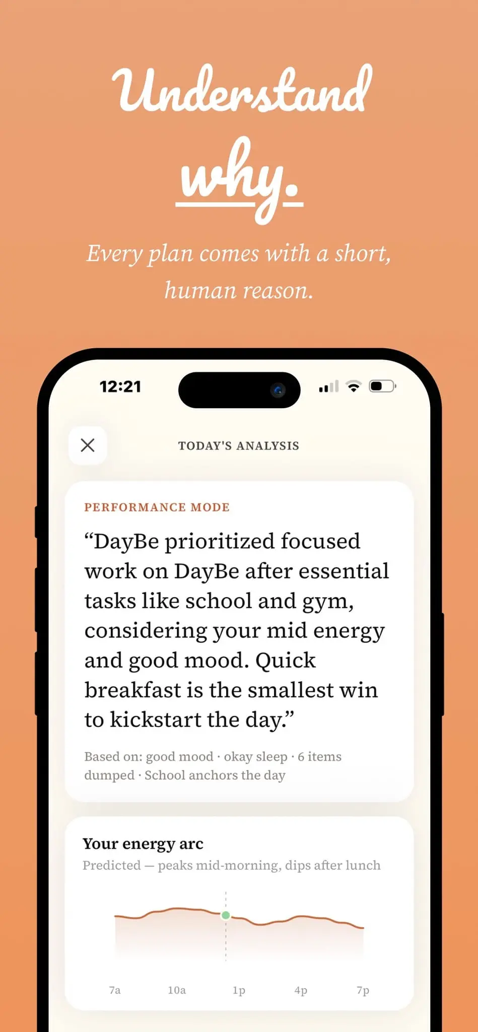 Screenshot 1 of DayBe - Ai Daily Planner
