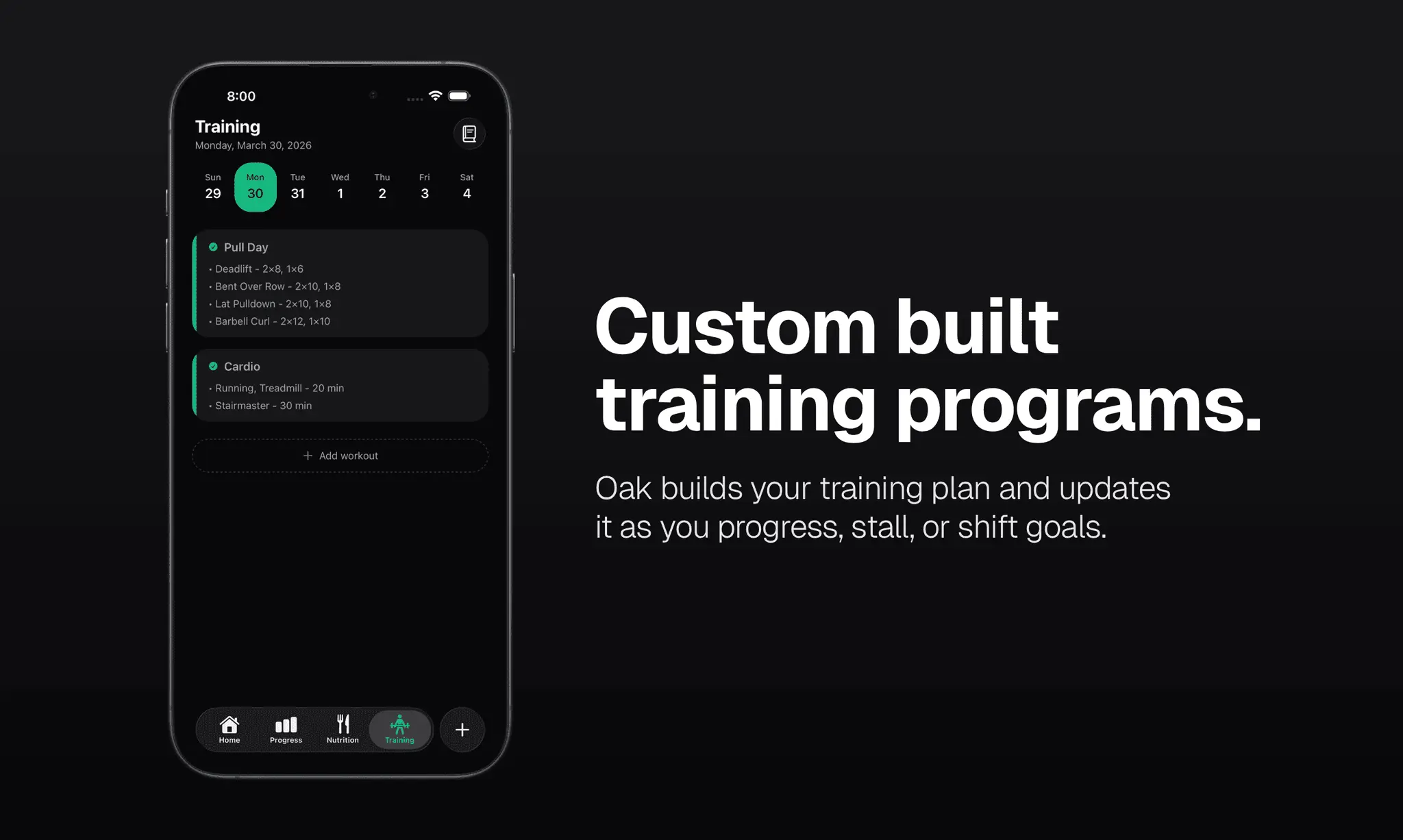 Screenshot 4 of Oak - AI Fitness Coach