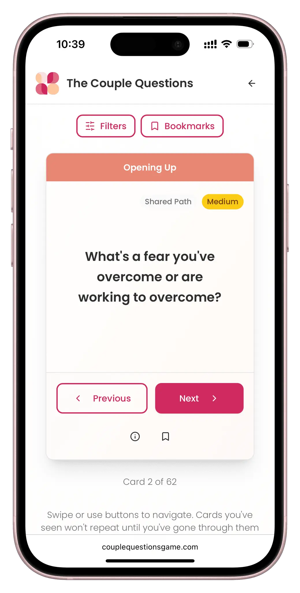Screenshot 2 of Couple Questions Game