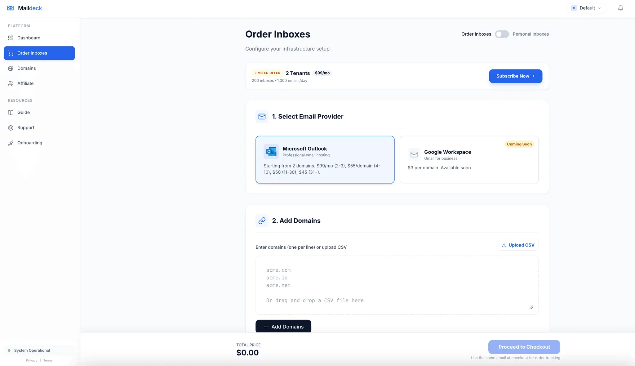 Screenshot 3 of https://maildeck.co/