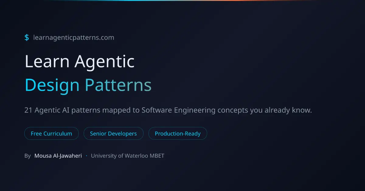 Screenshot 2 of Learn Agentic Patterns
