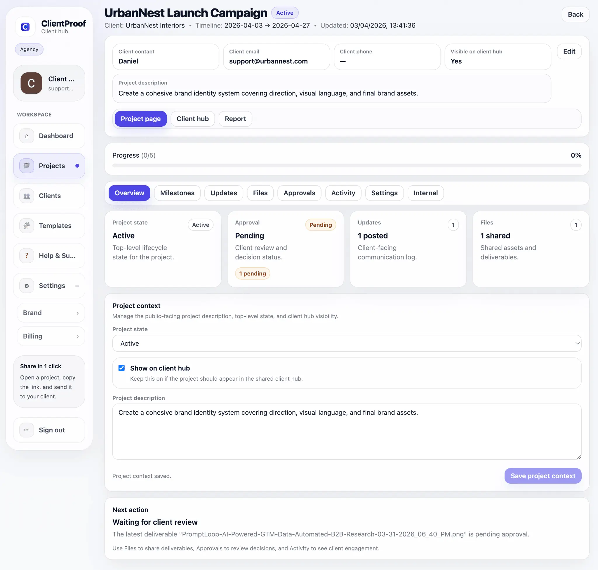 Screenshot 6 of ClientProof