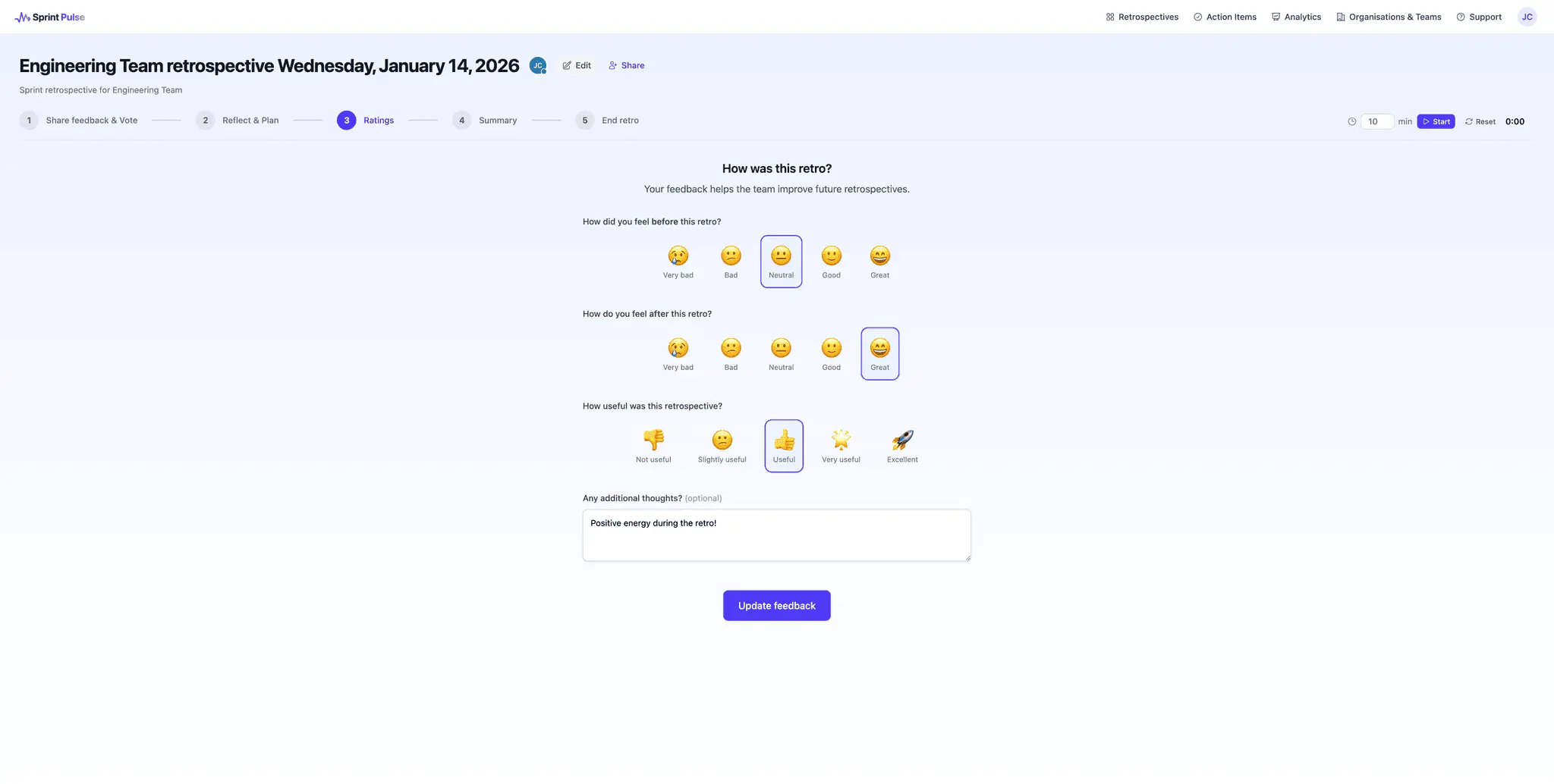 Screenshot 5 of SprintPulse