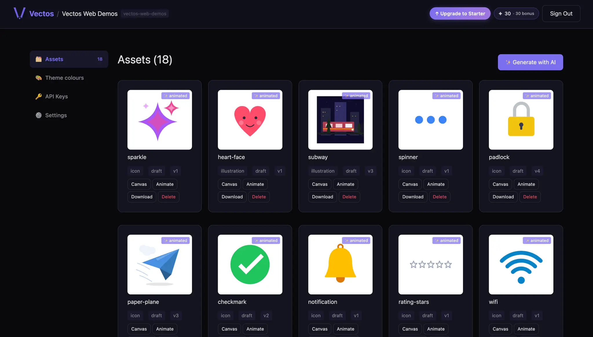 Screenshot 1 of Vectos
