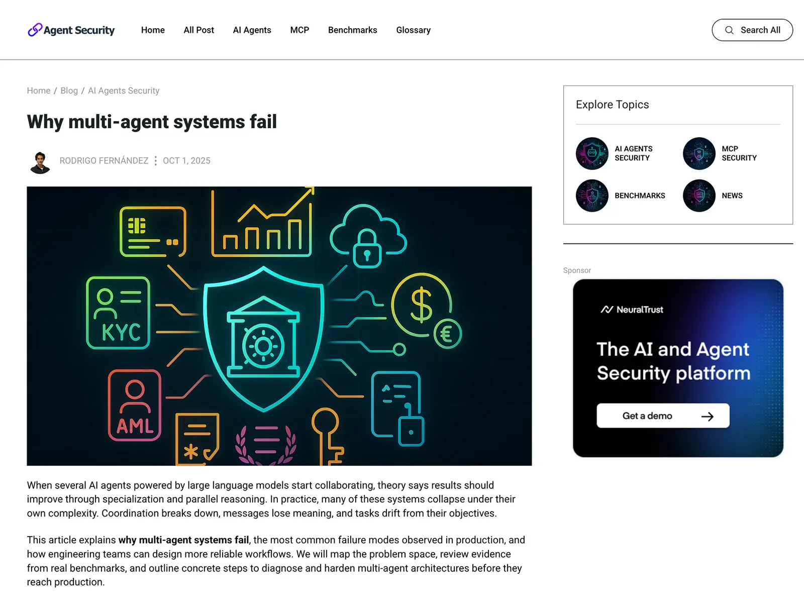 Screenshot 1 of Agent Security