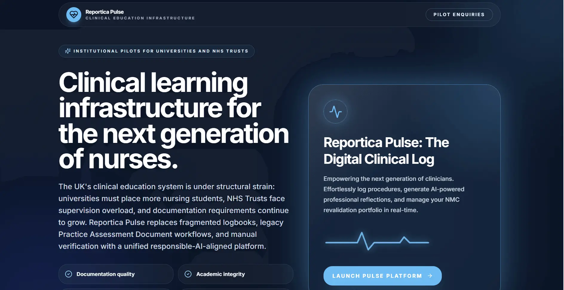 Screenshot 1 of Reportica Pulse