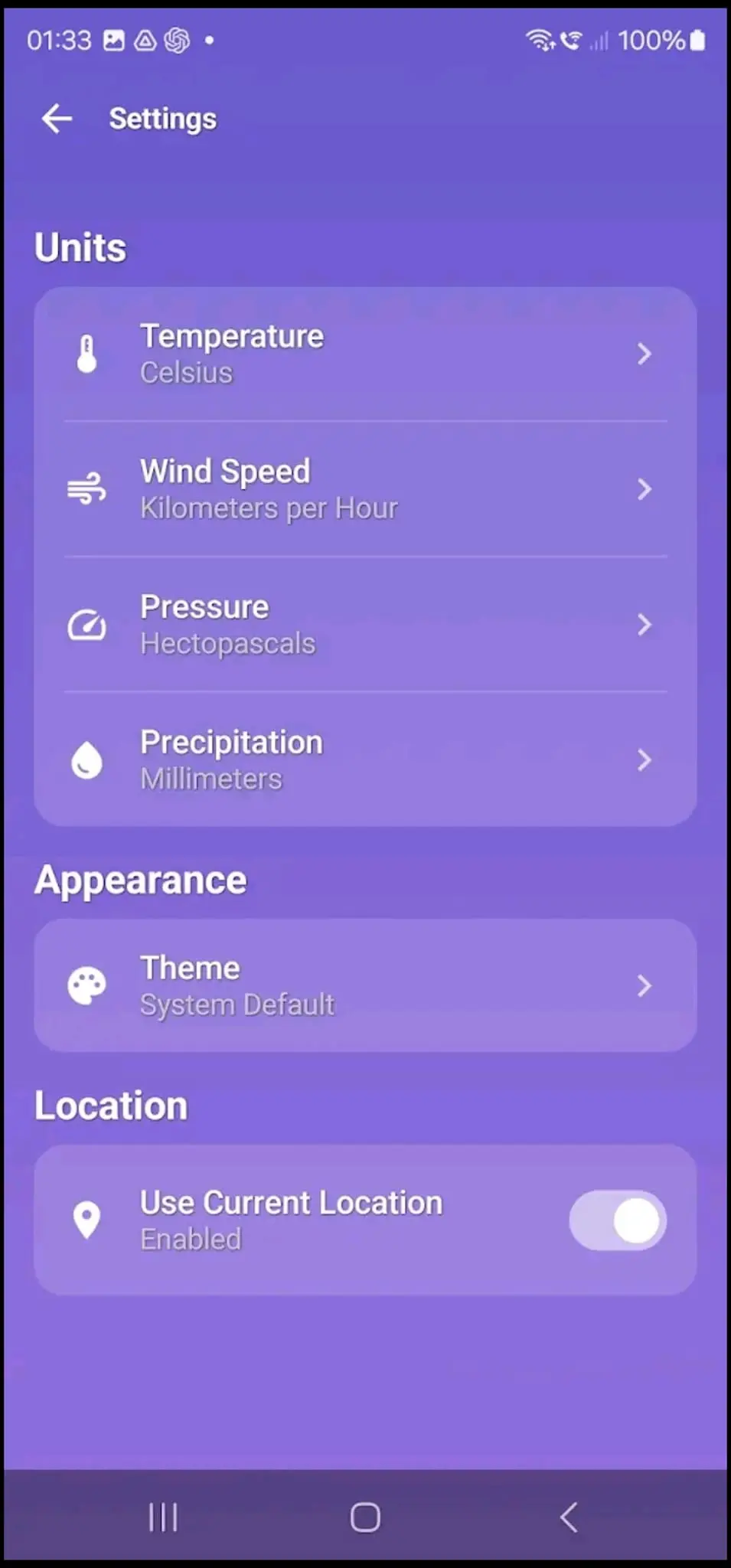 Screenshot 2 of Easy Weather: Local & Global