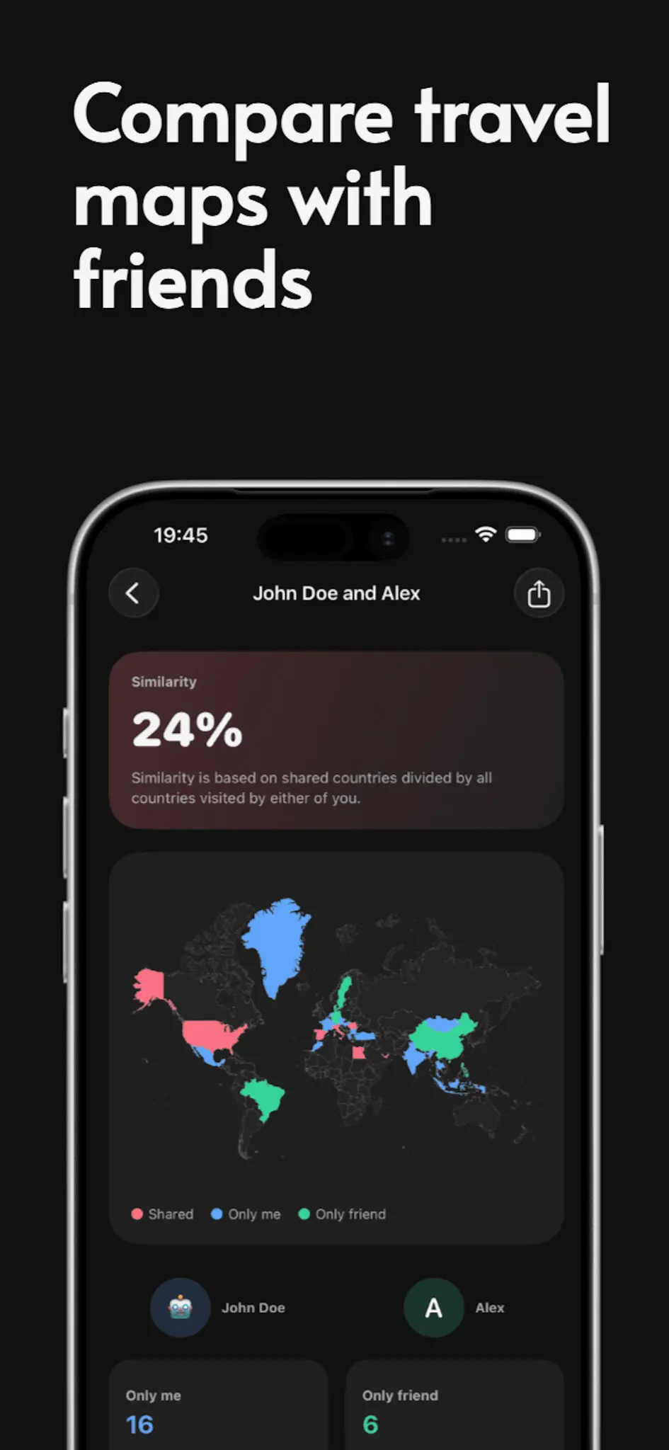 Screenshot 2 of There: Your Travel Map