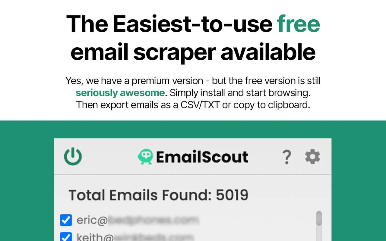 Screenshot 4 of EmailScout.io