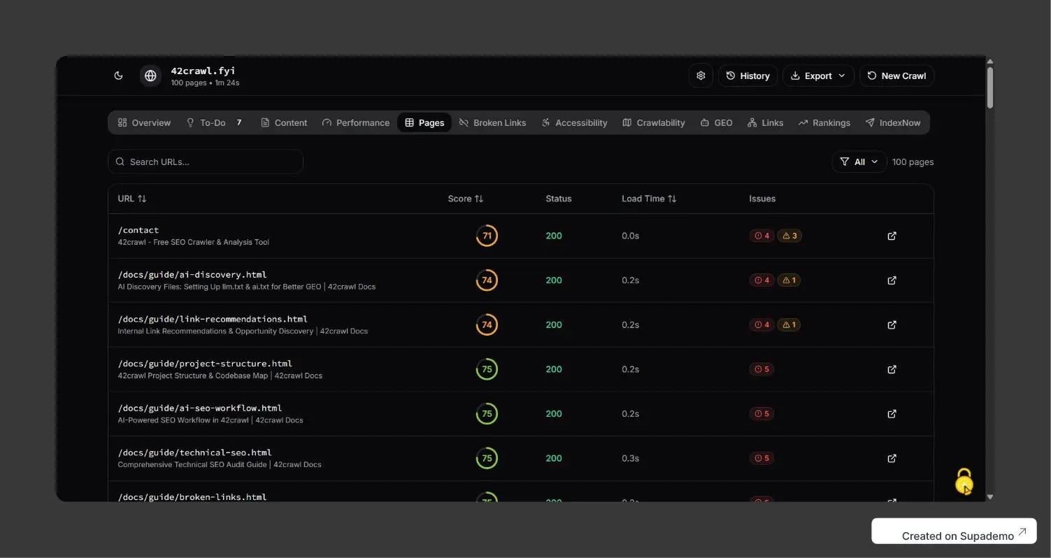 Screenshot 3 of 42crawl