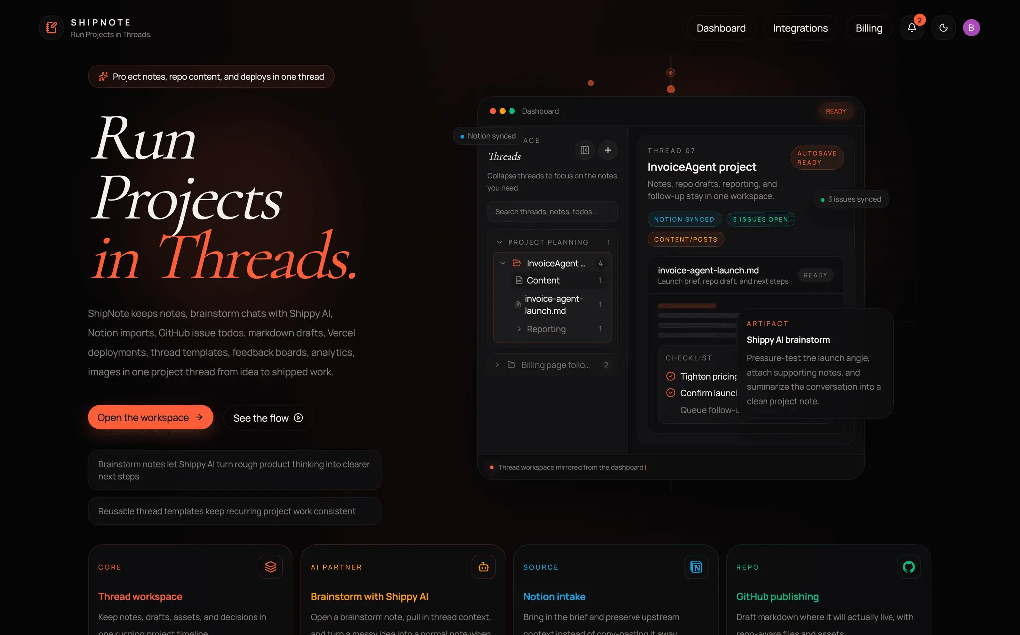 Screenshot 1 of ShipNote
