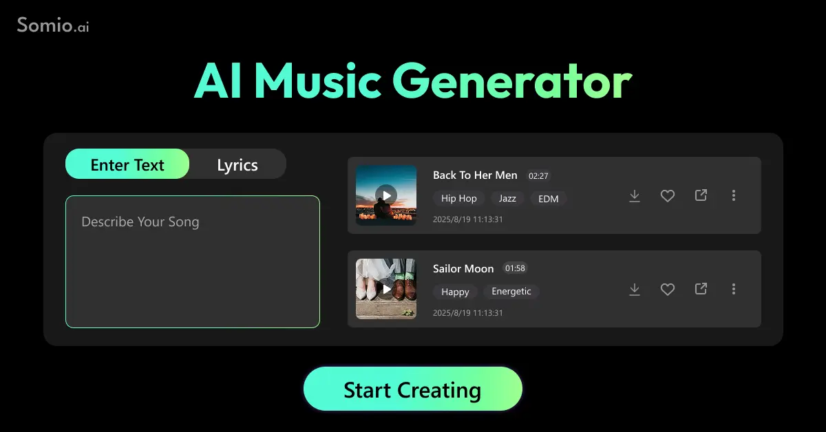 Screenshot 1 of Somio AI