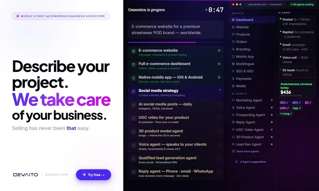 Screenshot 1 of Devaito