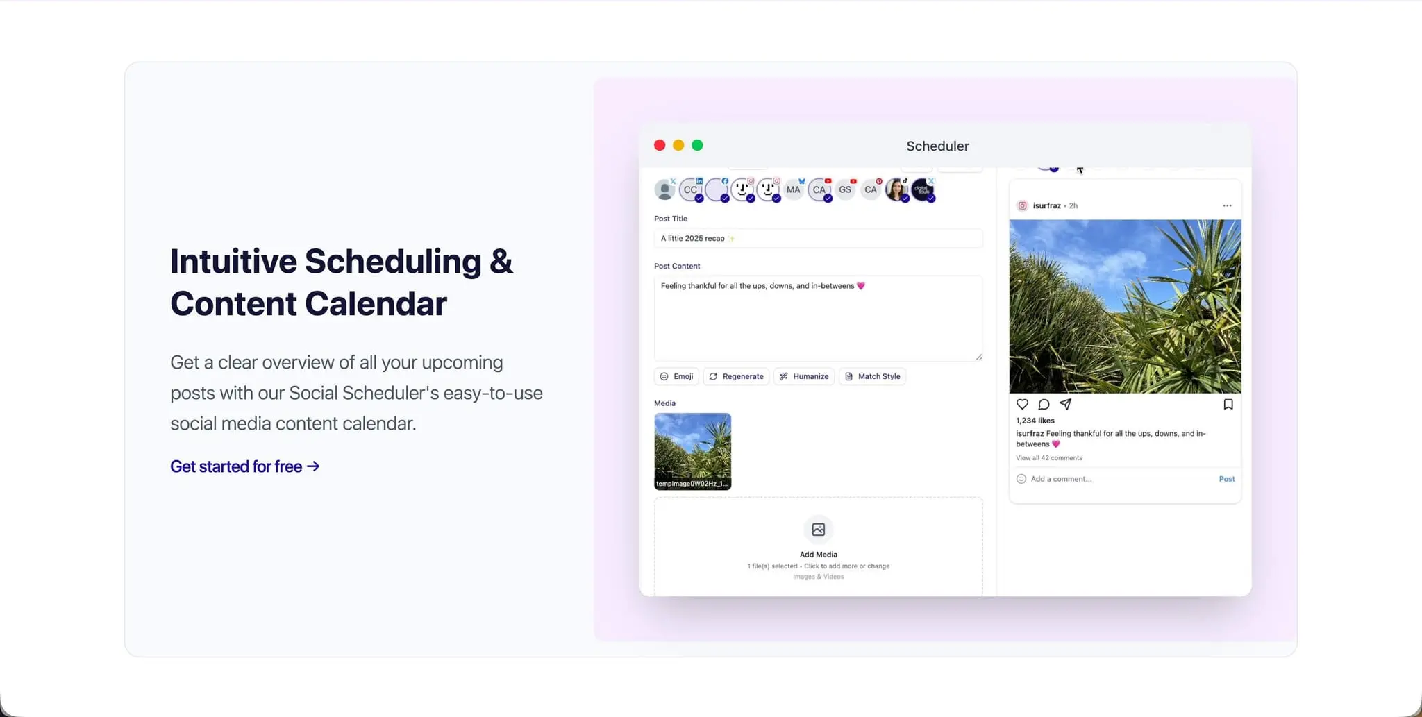Screenshot 1 of Scheduler.social