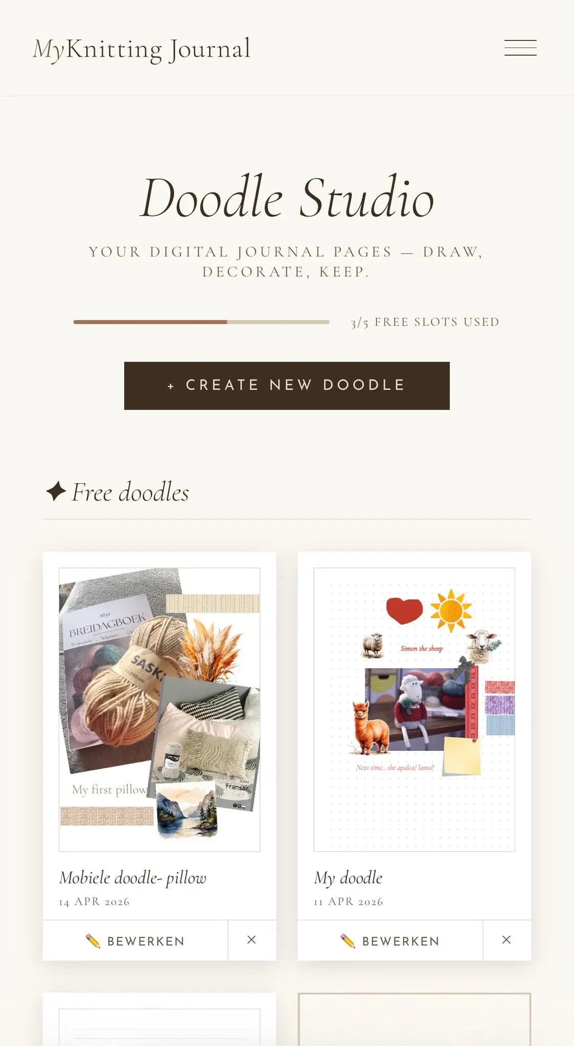 Screenshot 8 of yourknittingjournal.com