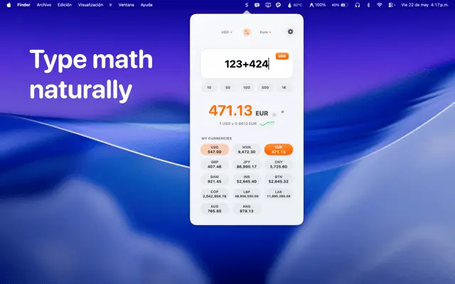 Screenshot 3 of Converty: Currency Converter App