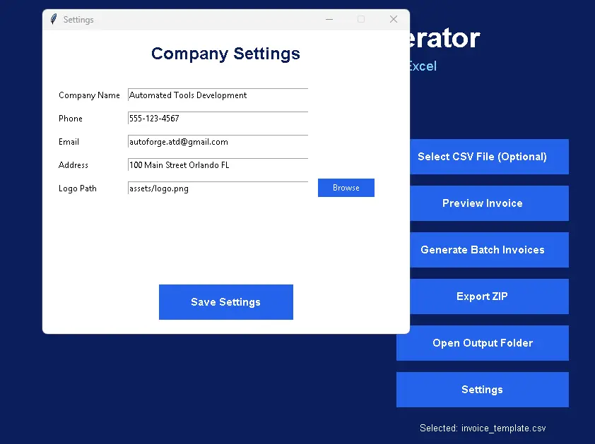 Screenshot 1 of Smart Invoice Generator