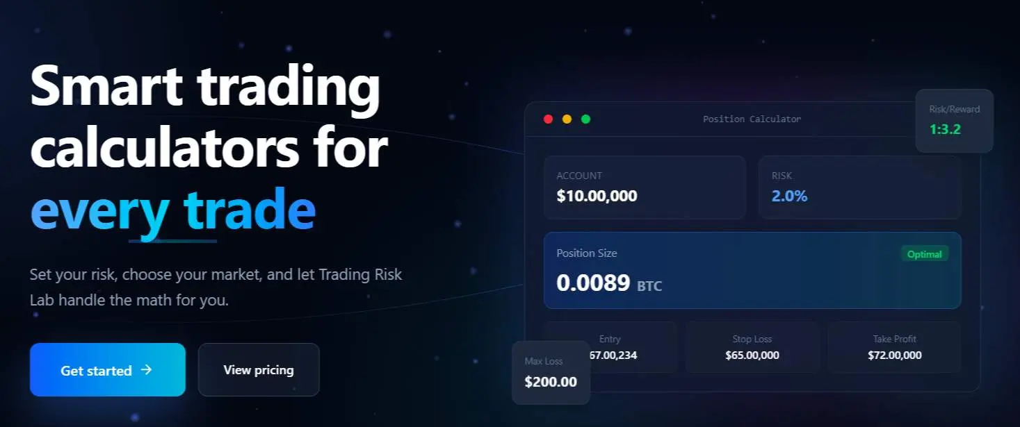 Screenshot 1 of Trading Risk Lab