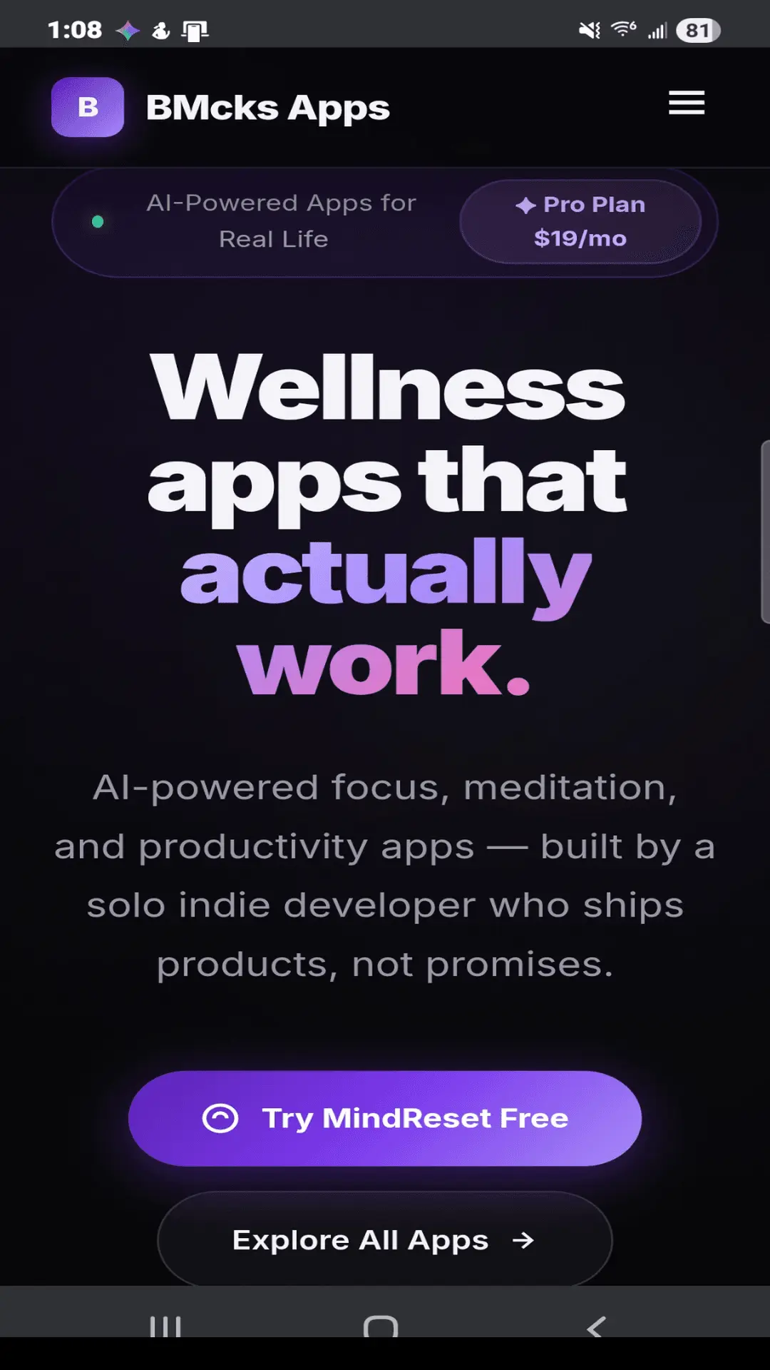 Screenshot 2 of BMcks Apps