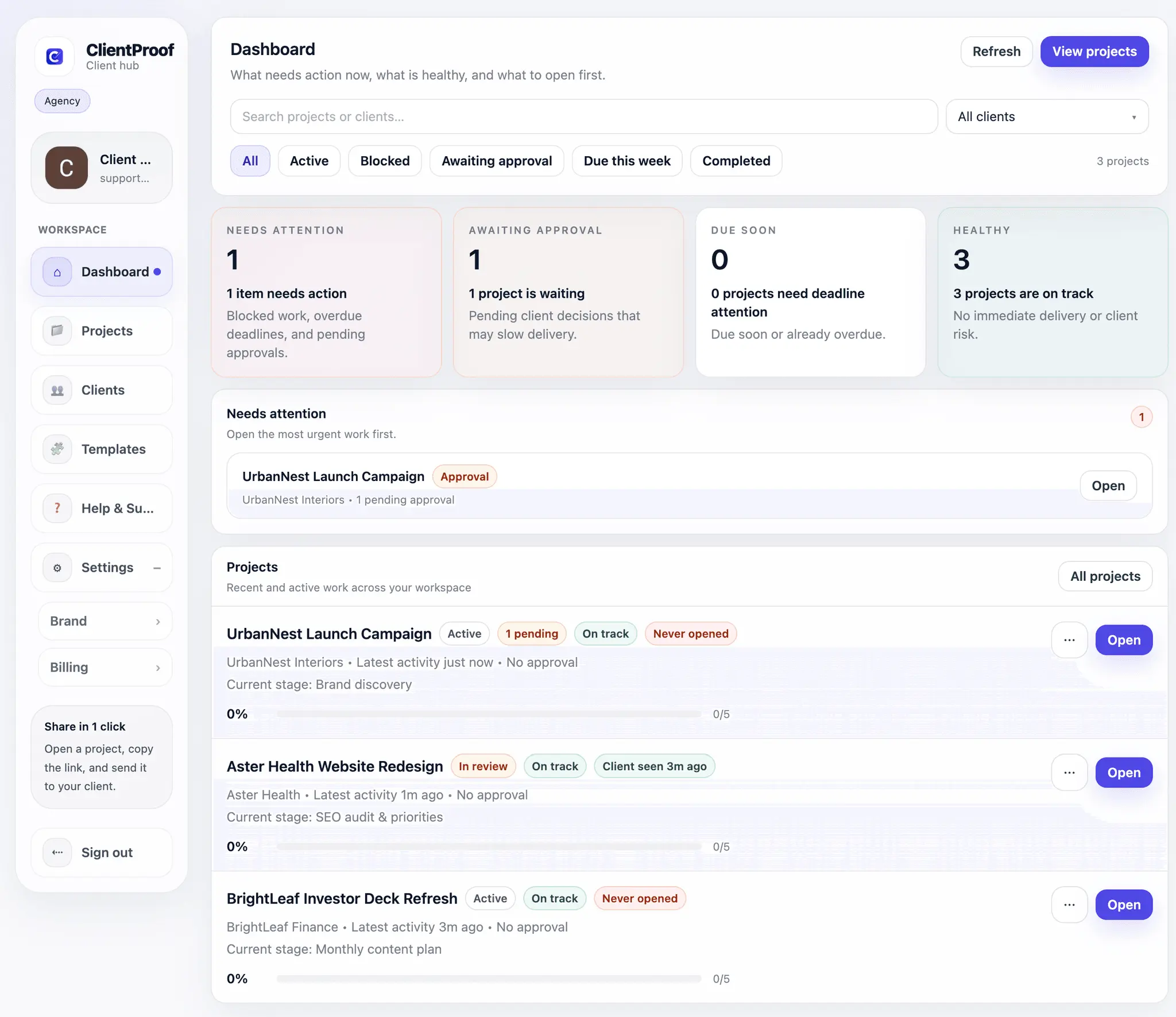 Screenshot 5 of ClientProof