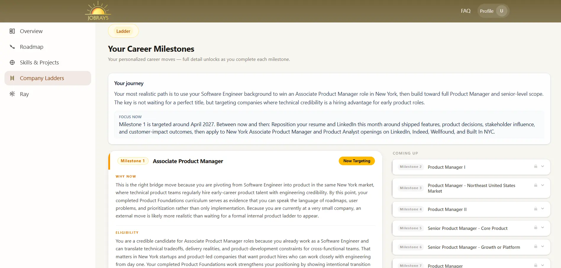 Screenshot 2 of JobRays
