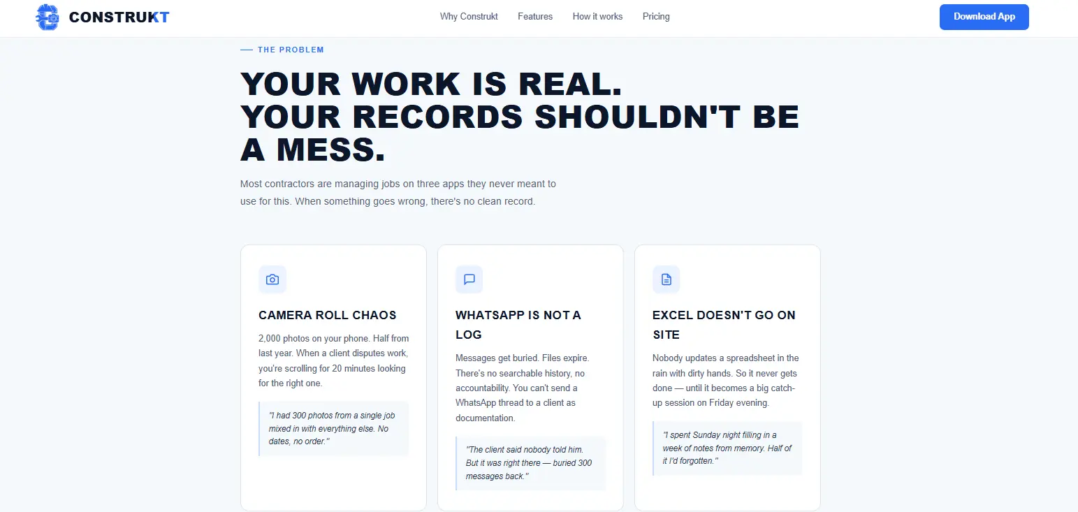 Screenshot 2 of ConstruktApp